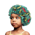 Bonnet en satin pour enfants – Idéal pour le sommeil et les cheveux bouclés