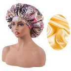 Bonnet satin cheveux crépus et frisés – Brillance et nutrition capillaire