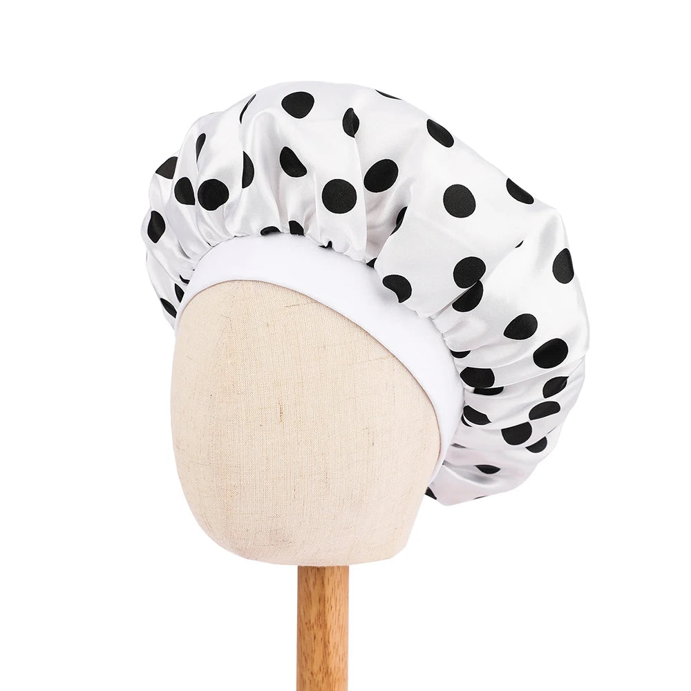 Bonnet en satin pour dormir enfant – Confort nocturne et cheveux protégés