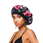 Bonnet satin cheveux afro femme – Soin capillaire et protection de nuit