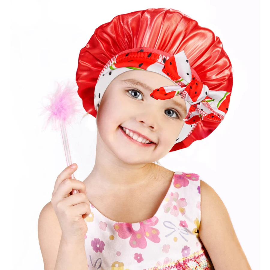Bonnet satin bébé fille rose – Doux et élégant pour cheveux fins