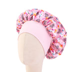 Bonnet en satin bébé nuit paisible – Anti-frottement et confort garanti