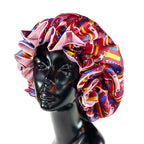Bonnet satin cheveux frisés – Anti-casse et anti-frisottis durable
