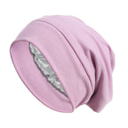 Bonnet intérieur satin femme voilée – Doublure douce et respirante