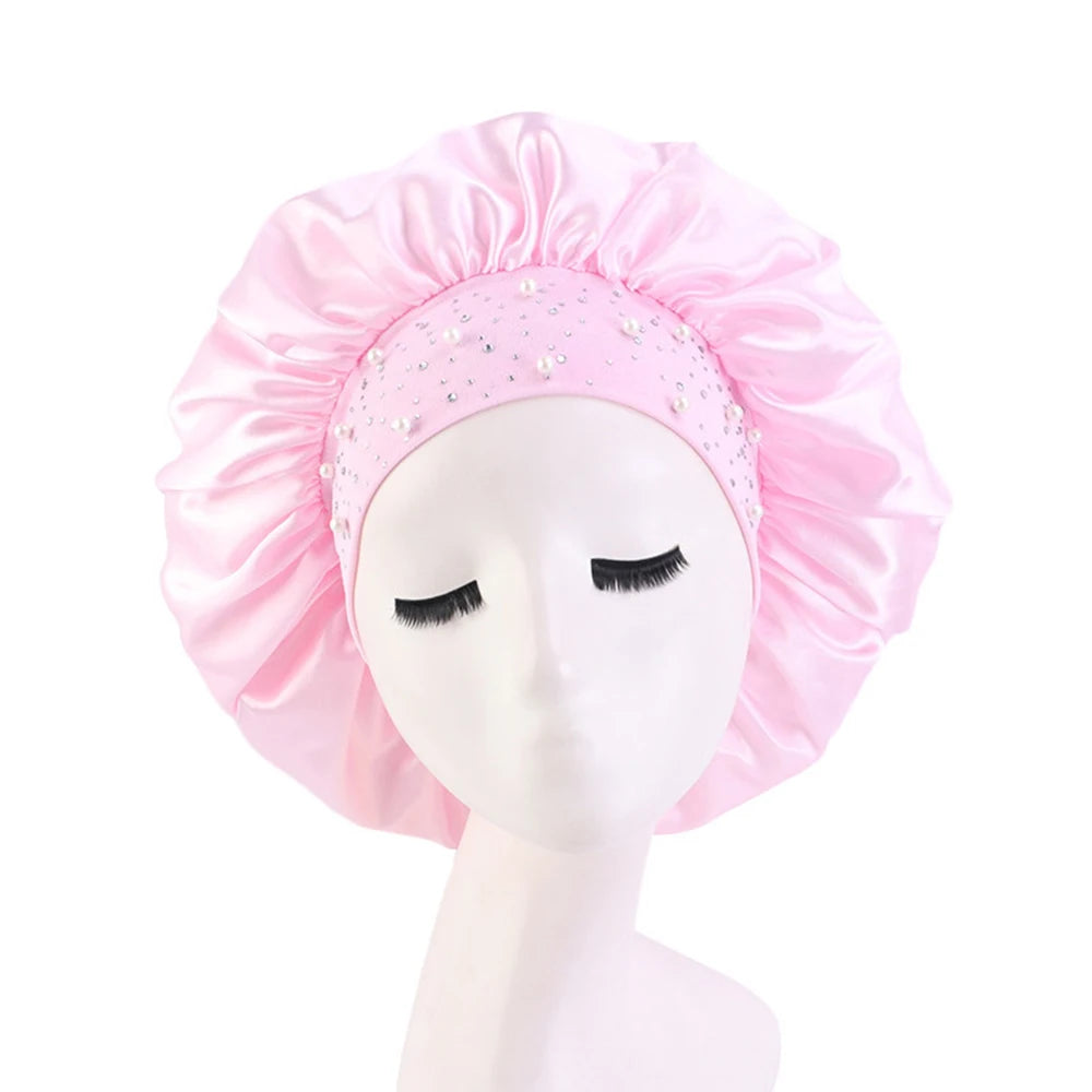 Bonnet satin spécial boucles – Confort et définition naturelle