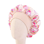 Bonnet en satin bébé nuit paisible – Anti-frottement et confort garanti