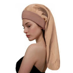 Bonnet satin cheveux lisses – Protection et douceur soyeuse