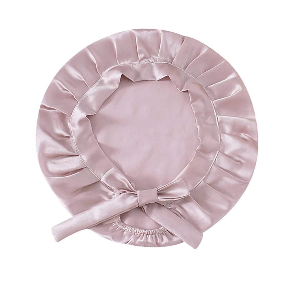 Bonnet de nuit satin réglable femme – Maintien et élégance de nuit