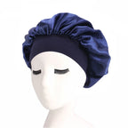 Bonnet en satin femme cheveux bouclés – Anti-casse et hydratation