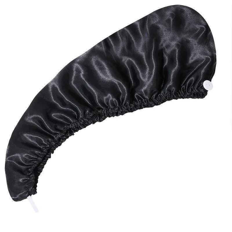 Bonnet satin cheveux bouclés respirant – Confort et fraîcheur la nuit