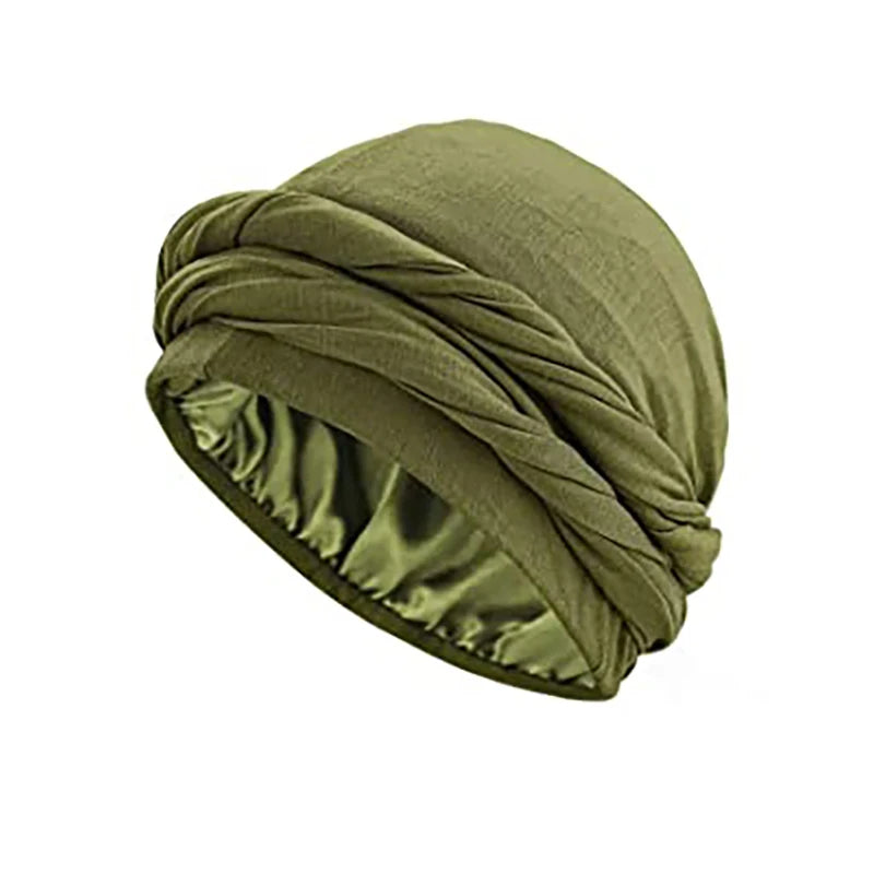 Bonnet satin homme afro ajustable – Maintien et confort durable