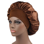 Bonnet en satin femme cheveux bouclés – Anti-casse et hydratation