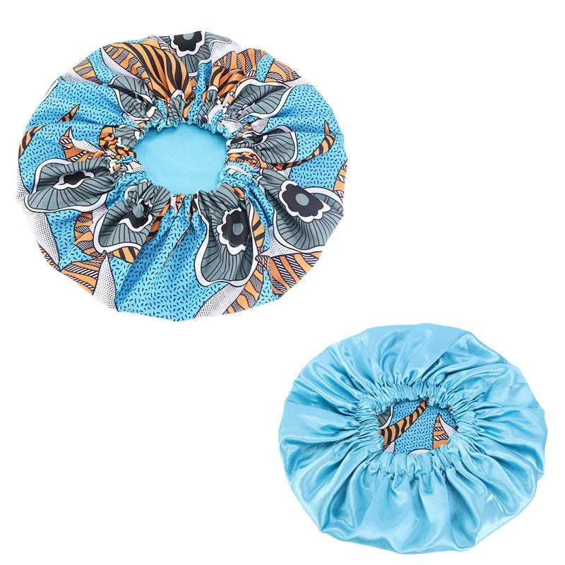 Bonnet de nuit satin femme afro crépus – Soin et hydratation renforcés