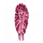 Bonnet en satin cheveux lisses réglable – Tenue parfaite toute la nuit