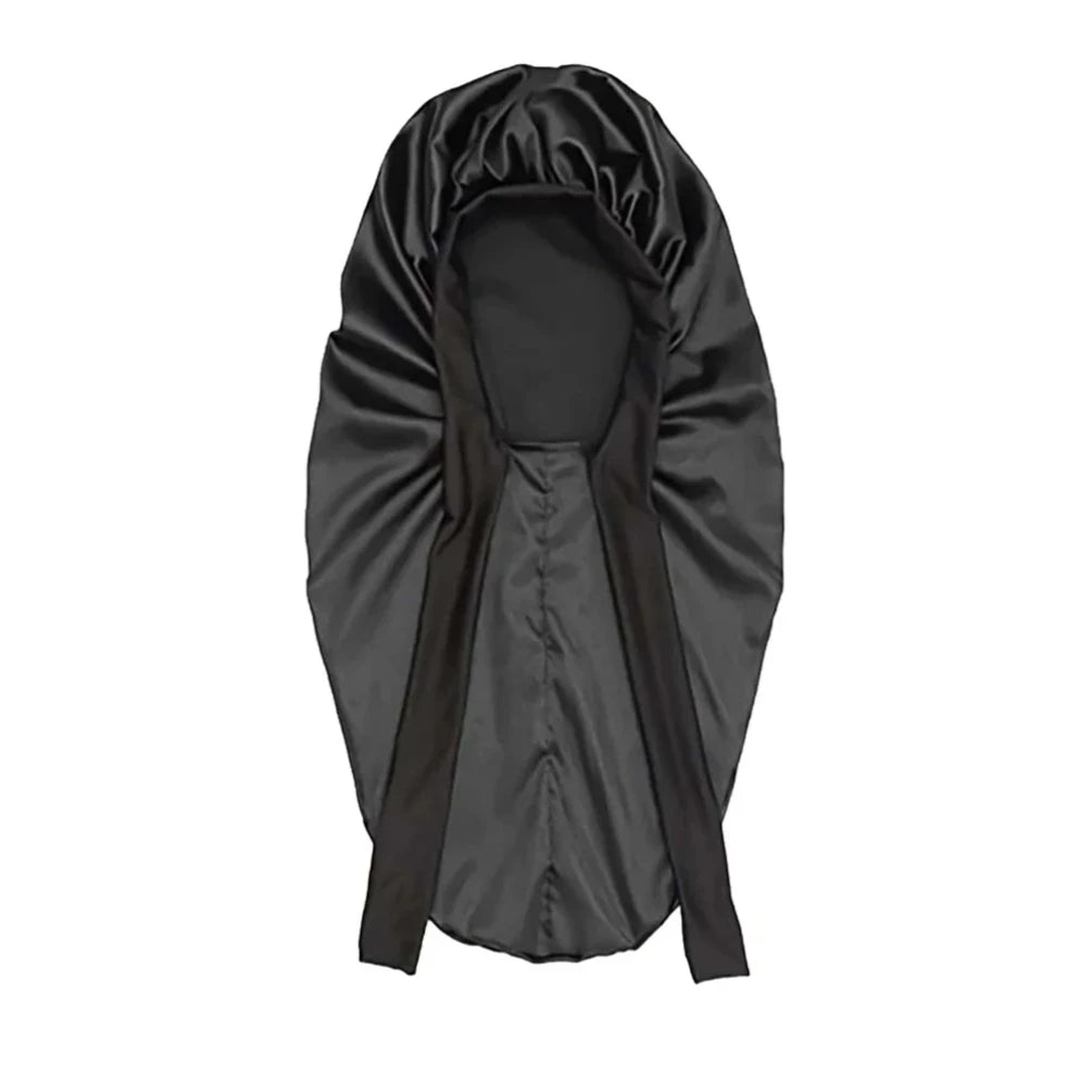 Bonnet en satin cheveux longs – Anti-casse et brillance naturelle