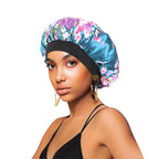 Bonnet satin cheveux afro femme – Soin capillaire et protection de nuit