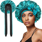 Bonnet satin cheveux afro pour dormir – Douceur et soin réparateur