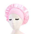 Bonnet en satin femme cheveux bouclés – Anti-casse et hydratation