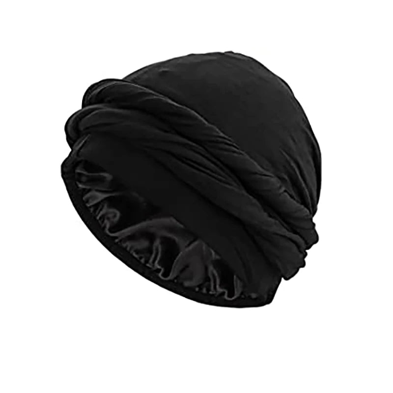 Bonnet satin homme afro ajustable – Maintien et confort durable