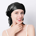 Bonnet satin femme avec attache – Tenue ferme et douceur soyeuse