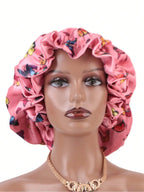 Bonnet de nuit satin réversible femme – Beauté et soin de nuit