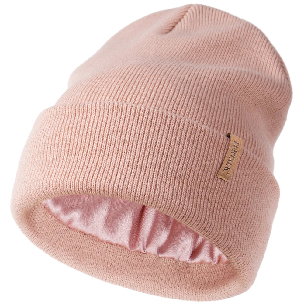 Bonnet intérieur satin hiver mixte – Confort et chaleur pour tous