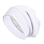 Bonnet intérieur satin femme voilée – Doublure douce et respirante