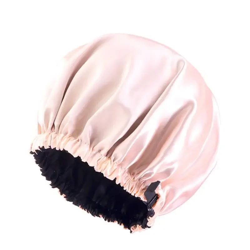 Bonnet intérieur satin réversible – Style et soin en toute saison