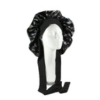 Bonnet de nuit en satin avec attaches – Maintien parfait toute la nuit