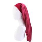 Bonnet satin cheveux longs multicolore – Féminité et brillance préservée