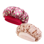 Bonnet en satin enfant afro 2 pièces – Idéal pour cheveux texturés et crépus