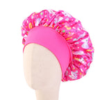 Bonnet en satin bébé nuit paisible – Anti-frottement et confort garanti