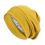 Bonnet intérieur satin femme voilée – Doublure douce et respirante