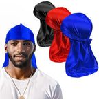 3 pièces bonnet satin homme réglable – Ajustement parfait et maintien ferme