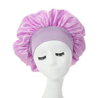 Bonnet en satin femme cheveux bouclés – Anti-casse et hydratation