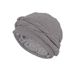 Bonnet satin homme afro ajustable – Maintien et confort durable
