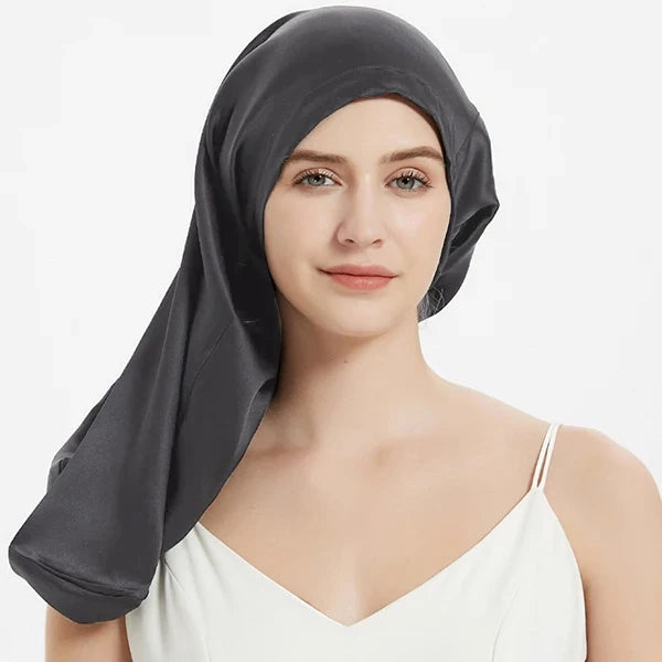 Bonnet satin cheveux lisses et brillants – Soin capillaire sans frisottis
