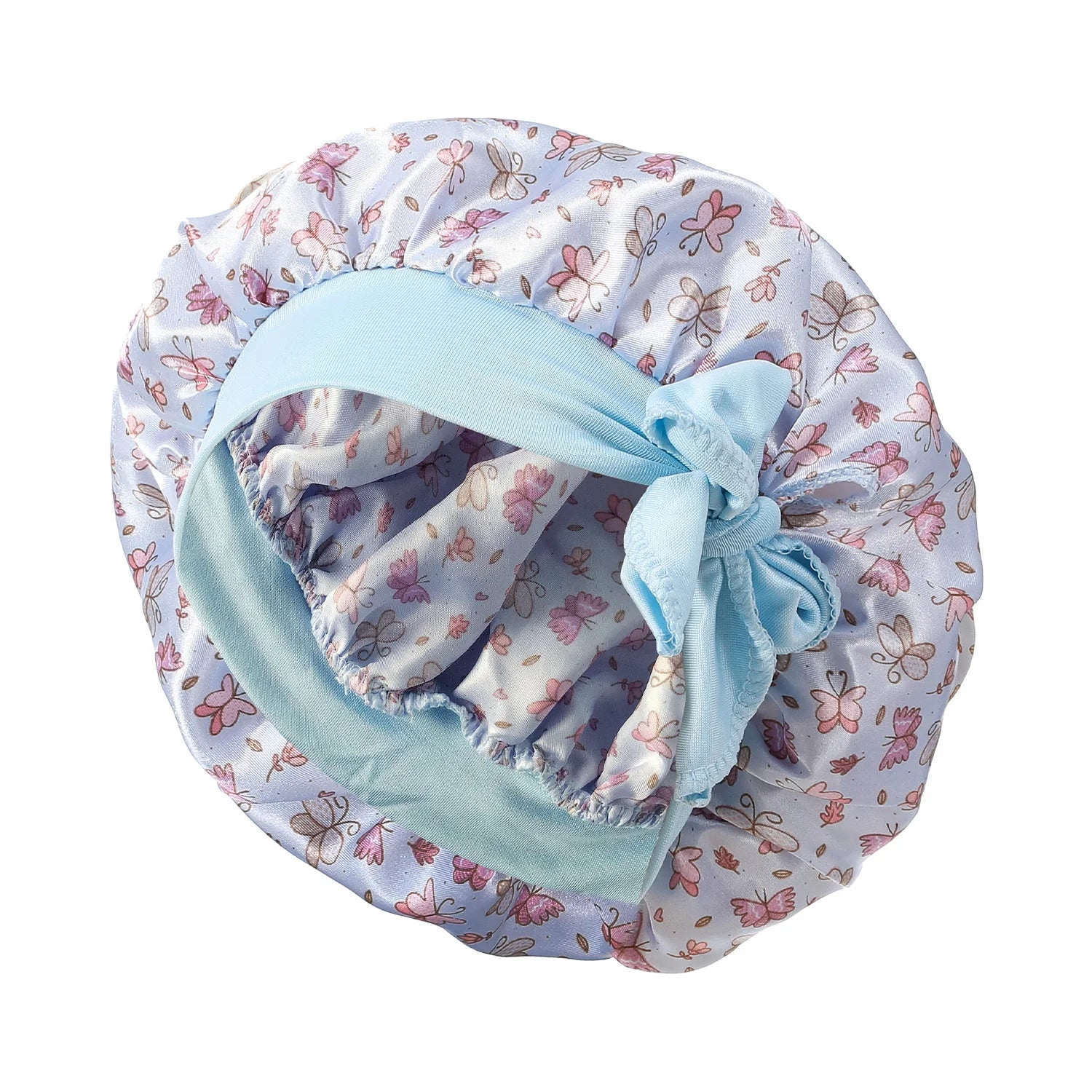 Bonnet satin bébé garçon – Protection anti-frottement pour la nuit