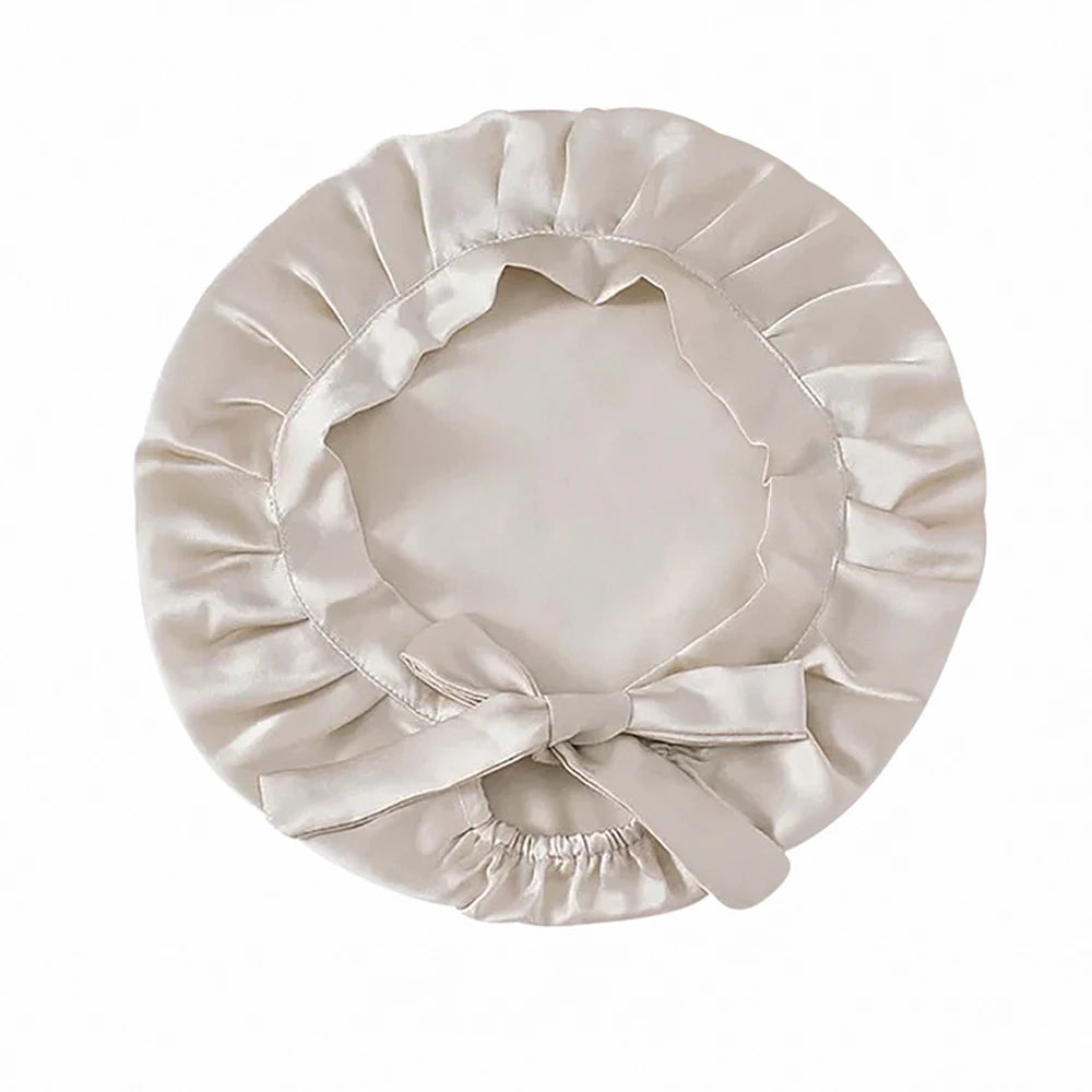 Bonnet de nuit satin réglable femme – Maintien et élégance de nuit