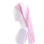 Bonnet satin cheveux longs multicolore – Féminité et brillance préservée