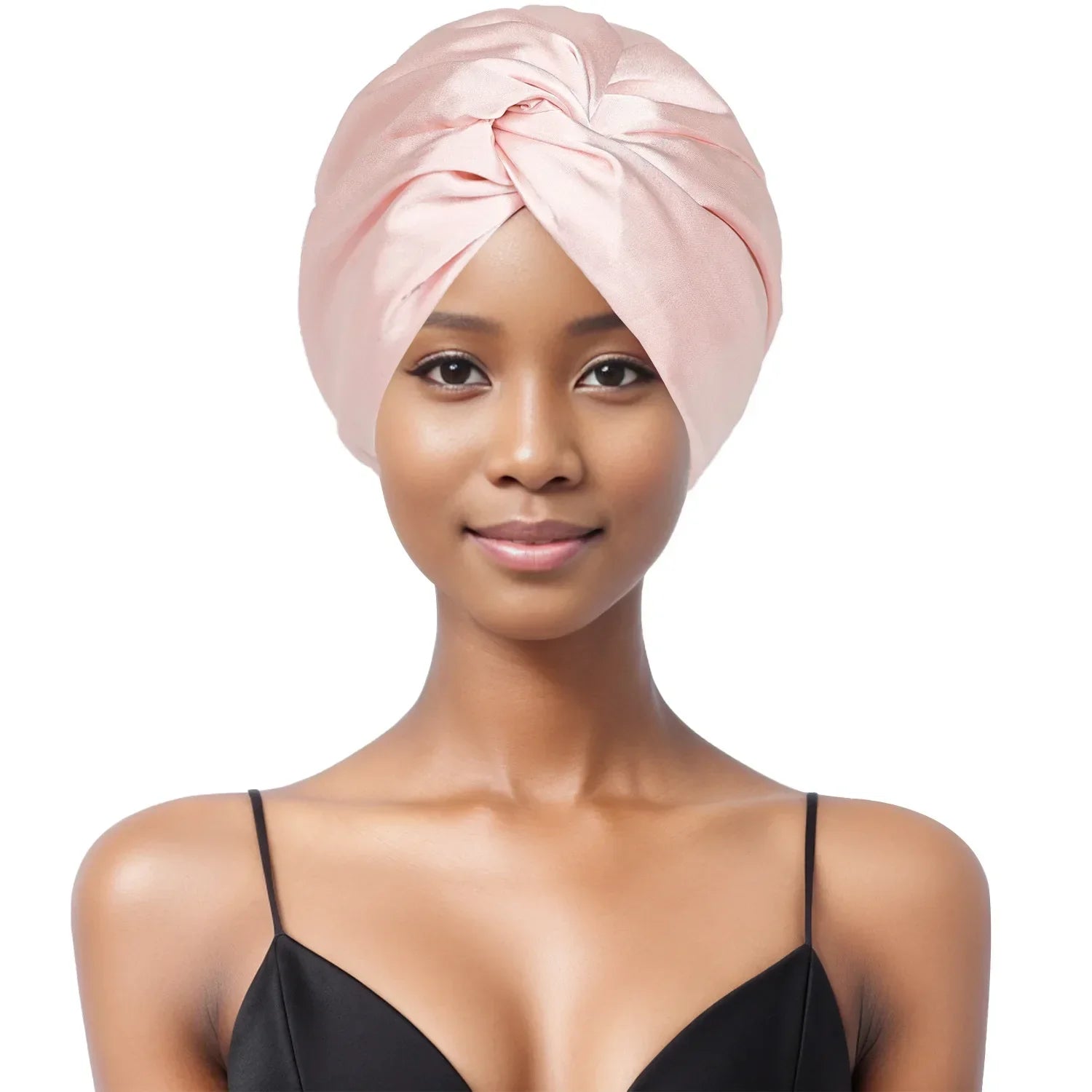 Bonnet de nuit en satin doux – Toucher soyeux et confort total