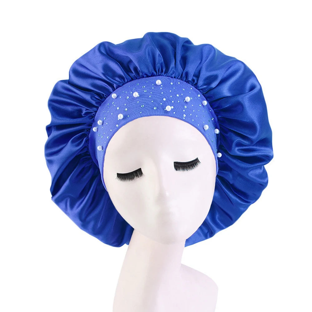 Bonnet satin spécial boucles – Confort et définition naturelle