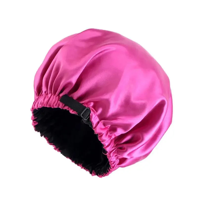 Bonnet intérieur satin réversible – Style et soin en toute saison