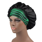Bonnet en satin femme cheveux bouclés – Anti-casse et hydratation