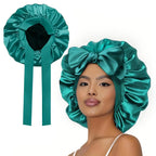 Bonnet de nuit satin femme luxe – Satin épais et soin professionnel