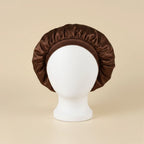 Bonnet à intérieur satin femme, coloris marron