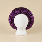 Bonnet de nuit en satin grande taille coloris Violet — packshot premium