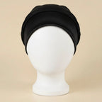 Bonnet intérieur satin homme, coloris noir