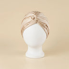 Sous-bonnet satin pour femme voilée, coloris beige