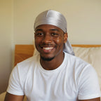 Durag en satin homme, vue de face